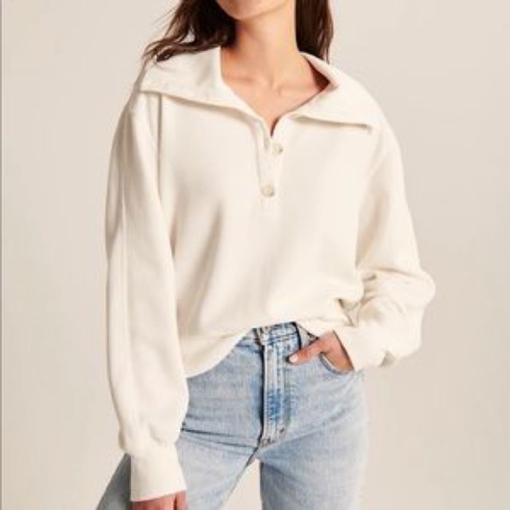Abercrombie drama wedge Henley white